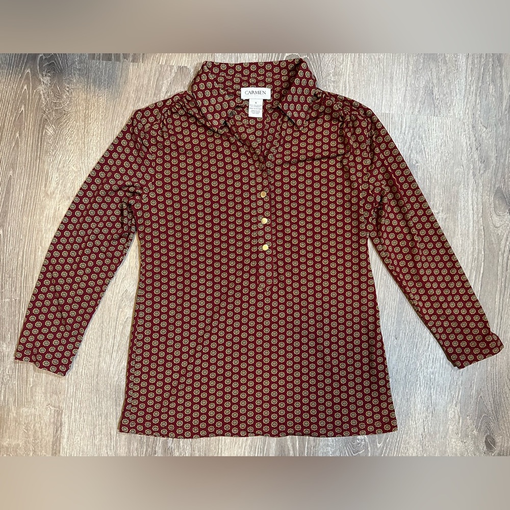Women’s Carmen Marc Valvo Blouse - Size S
